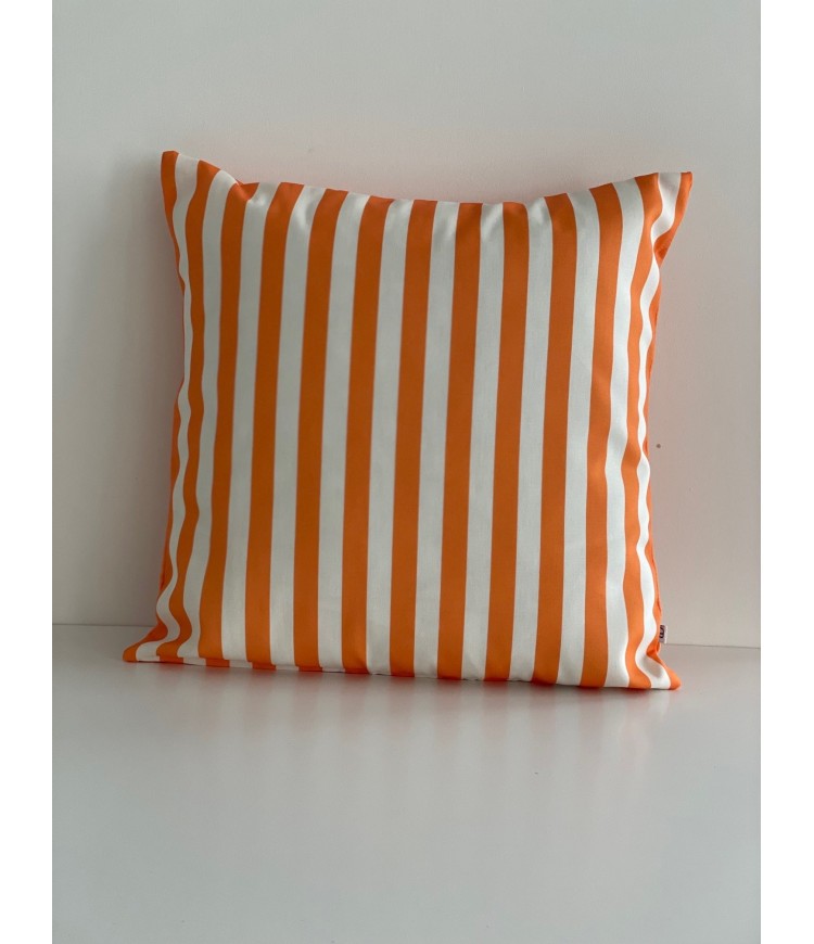 Funda Cojín Stripe Naranja_2