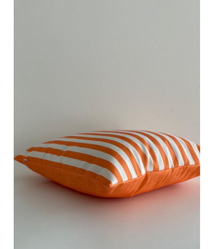 Funda Cojín Stripe Naranja_3