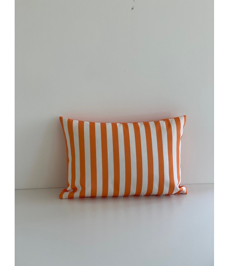 Funda Cojín Stripe Naranja_2