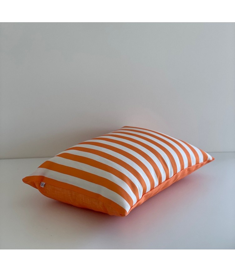 Funda Cojín Stripe Naranja_3