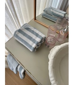 Toalla Lavabo  Stripe Azul