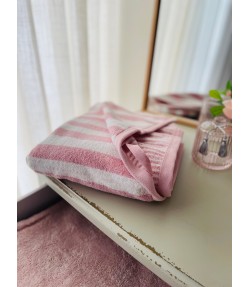 Toalla Ducha  Stripe Rosa