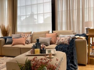 Inspiración de interiorismo textil para sofas